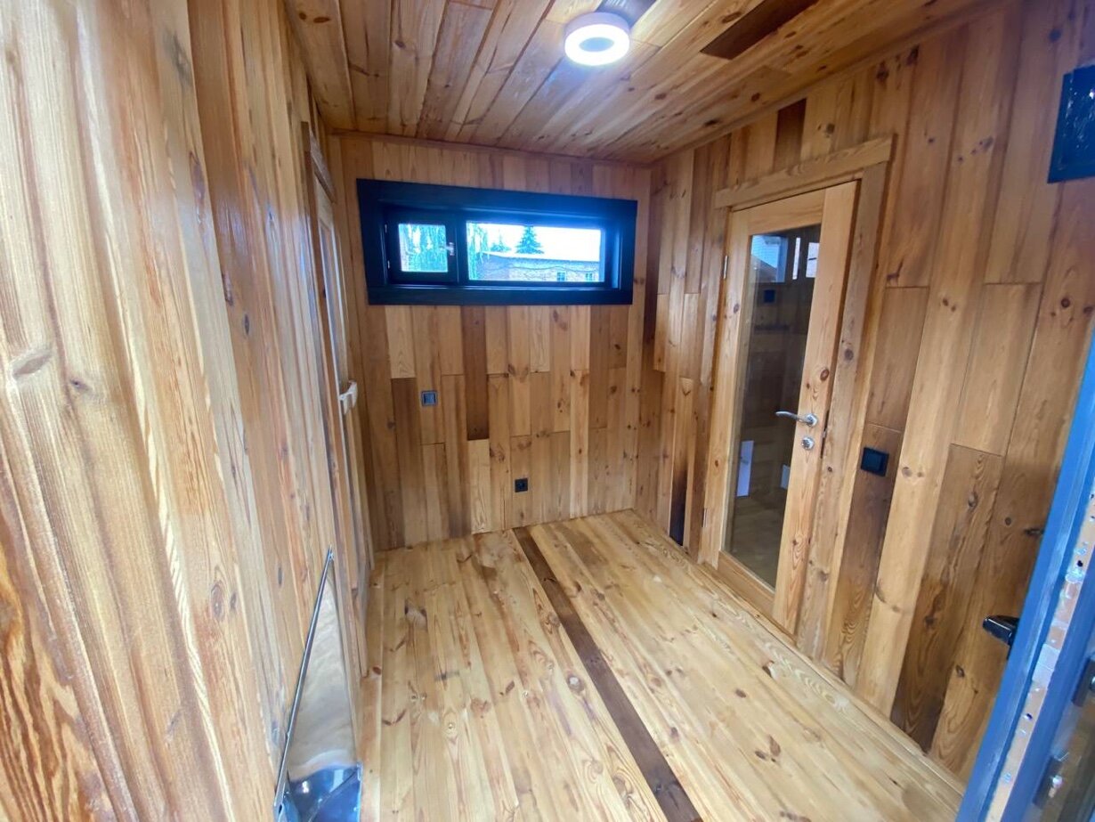 LuxCabin Bronze | Sauna Cabine Thermowood Bronze | Terrasse | 4.6x2.5m